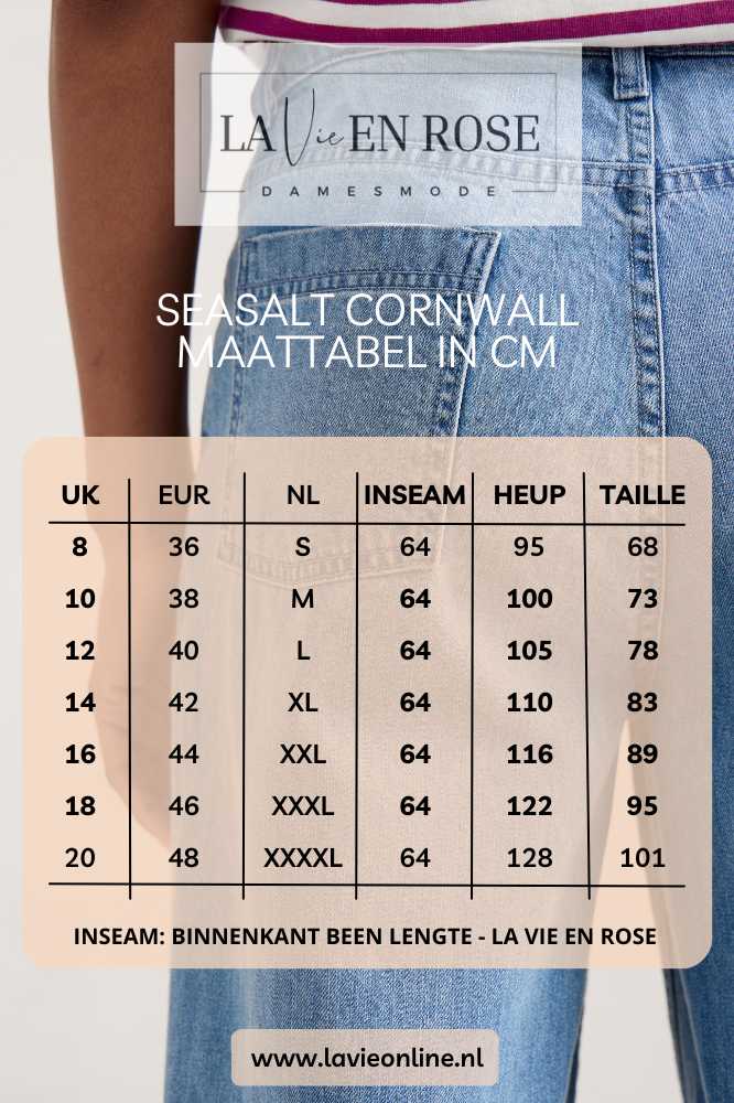 Seasalt Cornwall Barnes Organic Cotton Denim Crops Light Wash Rain Slub - La Vie en Rose Damesmode