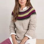 Seasalt Cornwall Berlewen Fair Isle Jumper Croquet Aran Multi - La Vie en Rose Damesmode