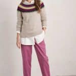 Seasalt Cornwall Berlewen Fair Isle Jumper Croquet Aran Multi - La Vie en Rose Damesmode