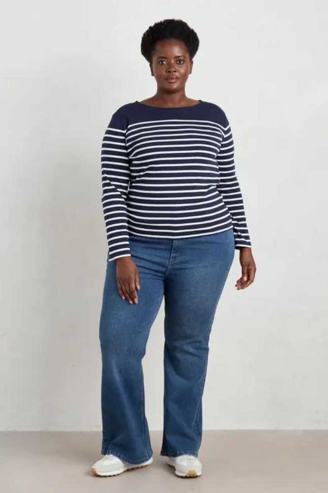 Seasalt Cornwall Highmore Jean Mid Wash Tide - La Vie en Rose Damesmode