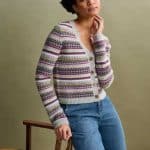 Seasalt Cornwall Lamoma Lane Cardigan Hemmick Aran Multi