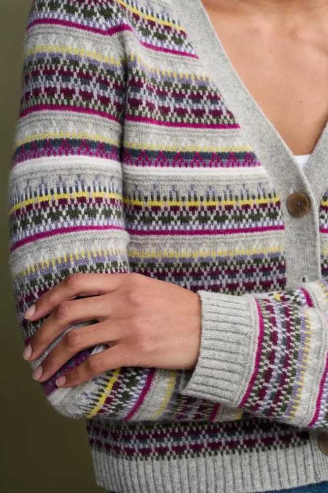 Seasalt Cornwall Lamoma Lane Cardigan Hemmick Aran Multi