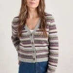 Seasalt Cornwall Lamoma Lane Cardigan Hemmick Aran Multi
