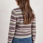 Seasalt Cornwall Lamoma Lane Cardigan Hemmick Aran Multi