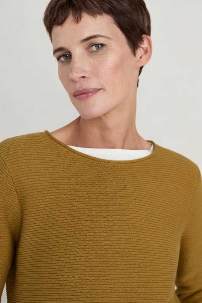 Seasalt Cornwall Makers Cotton Jumper Kelp - La Vie en Rose Damesmode