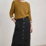 Seasalt Cornwall Makers Cotton Jumper Kelp - La Vie en Rose Damesmode