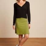 King Louie Cardi V Heart Ajour BCI Black