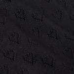 King Louie Cardi V Heart Ajour BCI Black