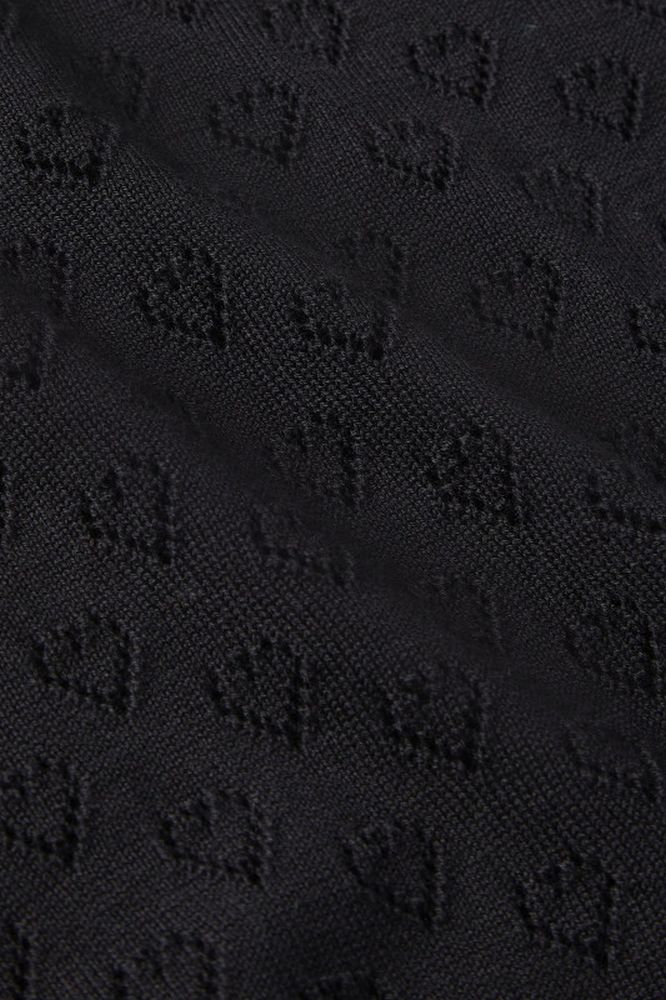 King Louie Cardi V Heart Ajour BCI Black