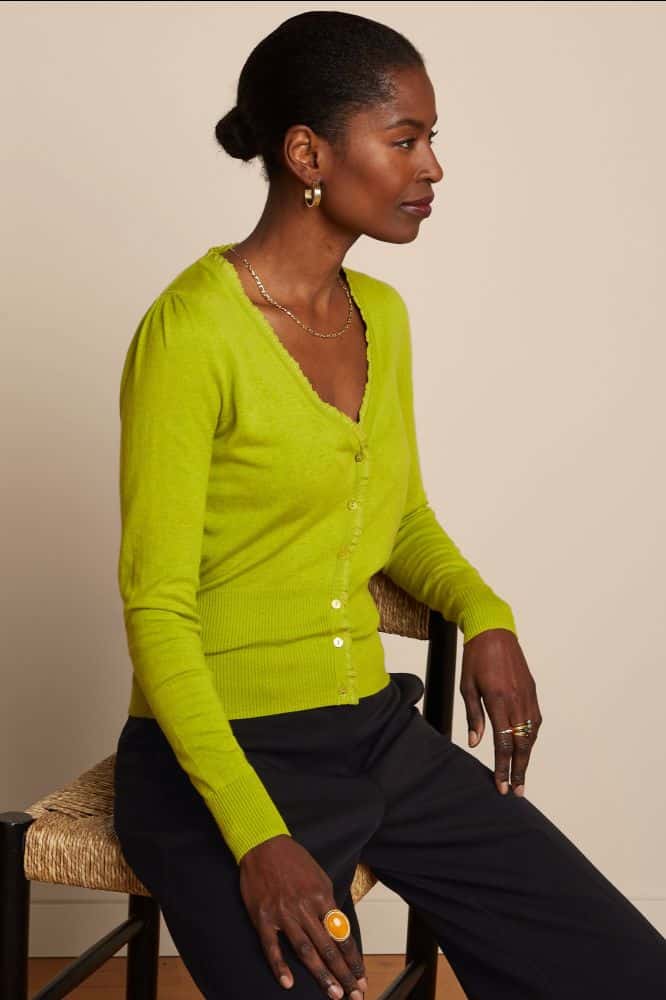 King Louie Cardi V Cocoon Citronelle Yellow