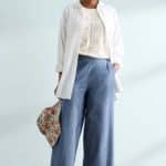 Calluna Trousers Mid Wash Cross Hatch