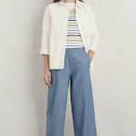 Calluna Trousers Mid Wash Cross Hatch