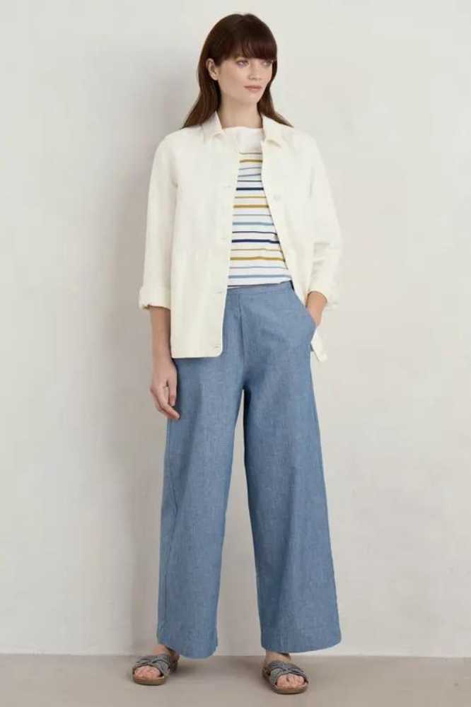 Calluna Trousers Mid Wash Cross Hatch
