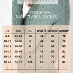 Irelands Eye Horseshoe Cable V Neck Ocean Mist - La Vie en Rose Damesmode
