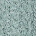 Irelands Eye Horseshoe Cable V Neck Ocean Mist - La Vie en Rose Damesmode