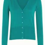 King Louie Cardi V Cocoon Dark Aqua - La Vie en Rose Damesmode