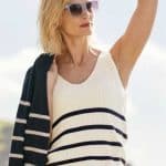 Seasalt Cornwall Canary Vest Veneer Chalk MAritime - La Vie en Rose Damesmode