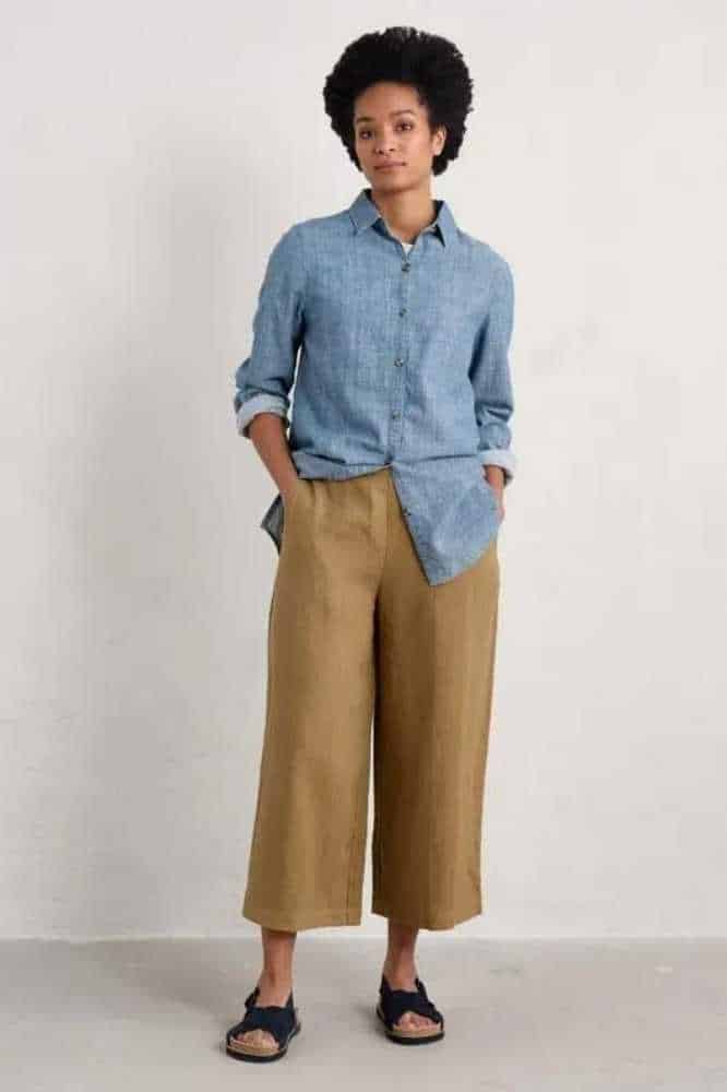 Seasalt Cornwall Merrivale Culottes Sand Dune - La Vie en Rose Damesmode