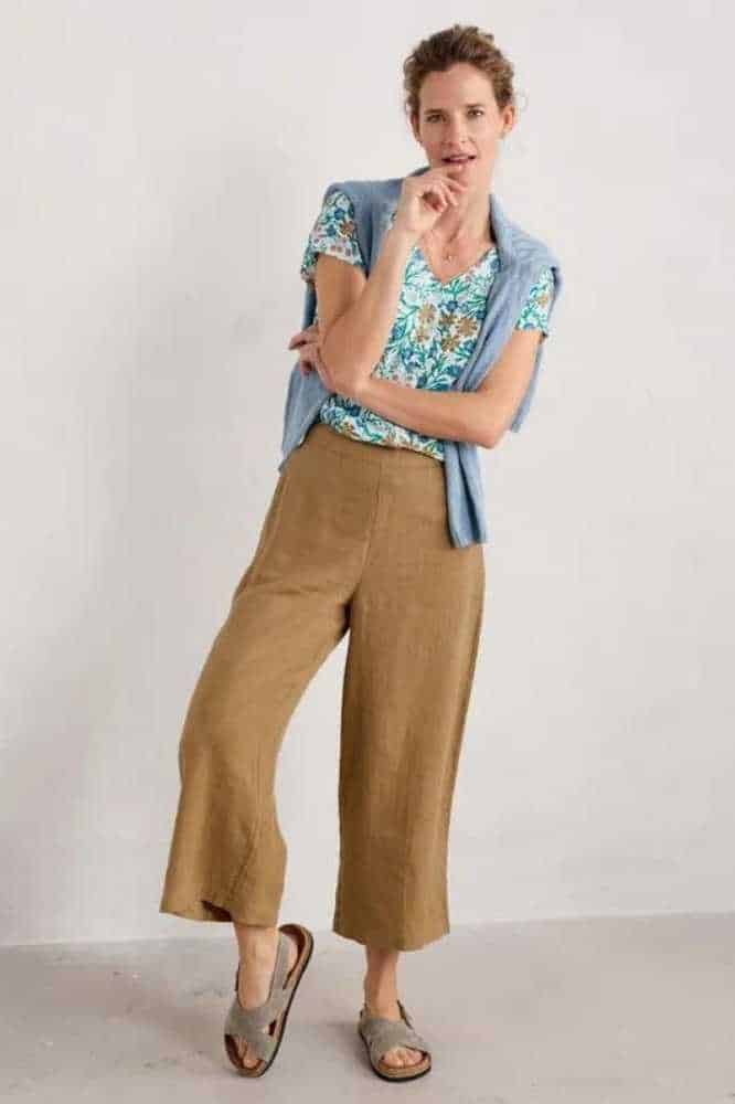Seasalt Cornwall Merrivale Culottes Sand Dune - La Vie en Rose Damesmode