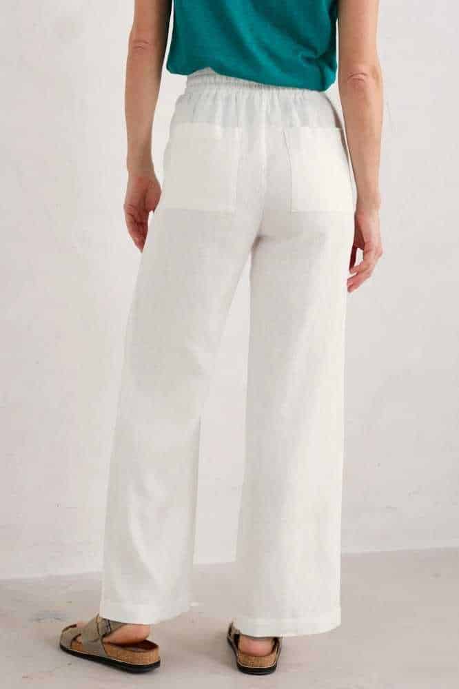 Seasalt Cornwall Tide Flow Trouser Chalk - La Vie en Rose Damesmode