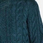 Irelands Eye Juniper Aran Poloneck Atlantic Blue - La Vie en Rose Damesmode