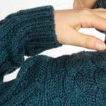 Irelands Eye Juniper Aran Poloneck Atlantic Blue - La Vie en Rose Damesmode