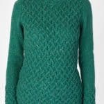 Irelands Eye Trellis Sweater Green Garden - La Vie en Rose Damesmode