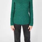 Irelands Eye Trellis Sweater Green Garden - La Vie en Rose Damesmode