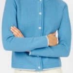 IrelandsEye Knitwear Killiney Cardigan Azure - La Vie en Rose Damesmode