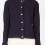 IrelandsEye Knitwear Killiney Cardigan Navy - La Vie en Rose Damesmode