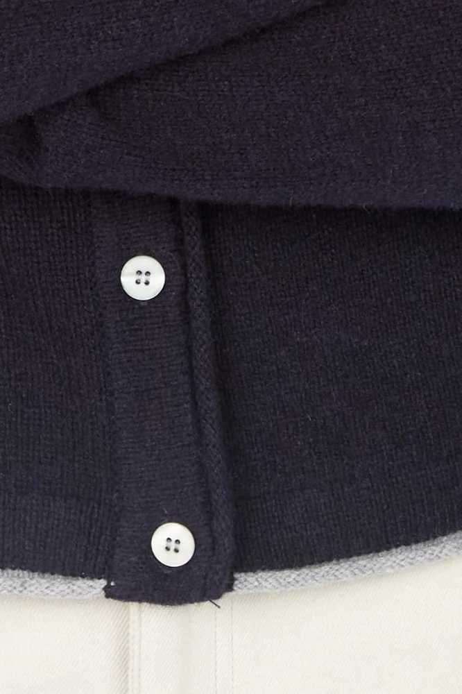 IrelandsEye Knitwear Killiney Cardigan Navy - La Vie en Rose Damesmode