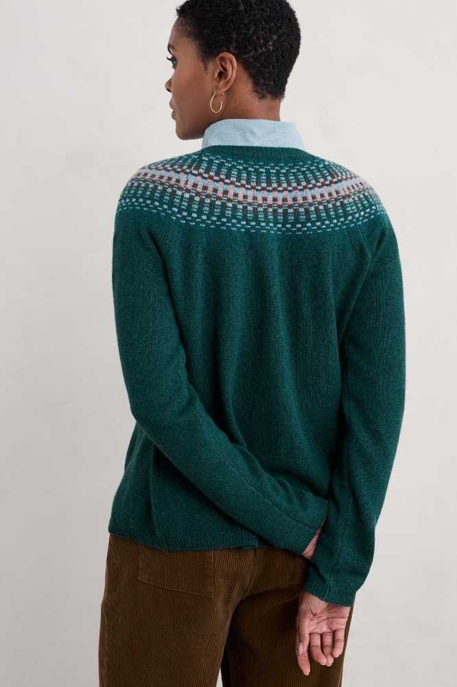 Seasalt Cornwall Berlewen Cardigan River Spring Loch Creek Multi - La Vie en Rose Damesmode