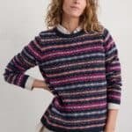 Seasalt Cornwall Cove Jumper Palace Cove Maritime Multi - La Vie en Rose Damesmode