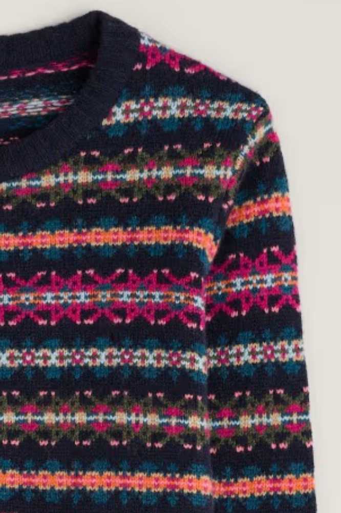 Seasalt Cornwall Cove Jumper Palace Cove Maritime Multi - La Vie en Rose Damesmode