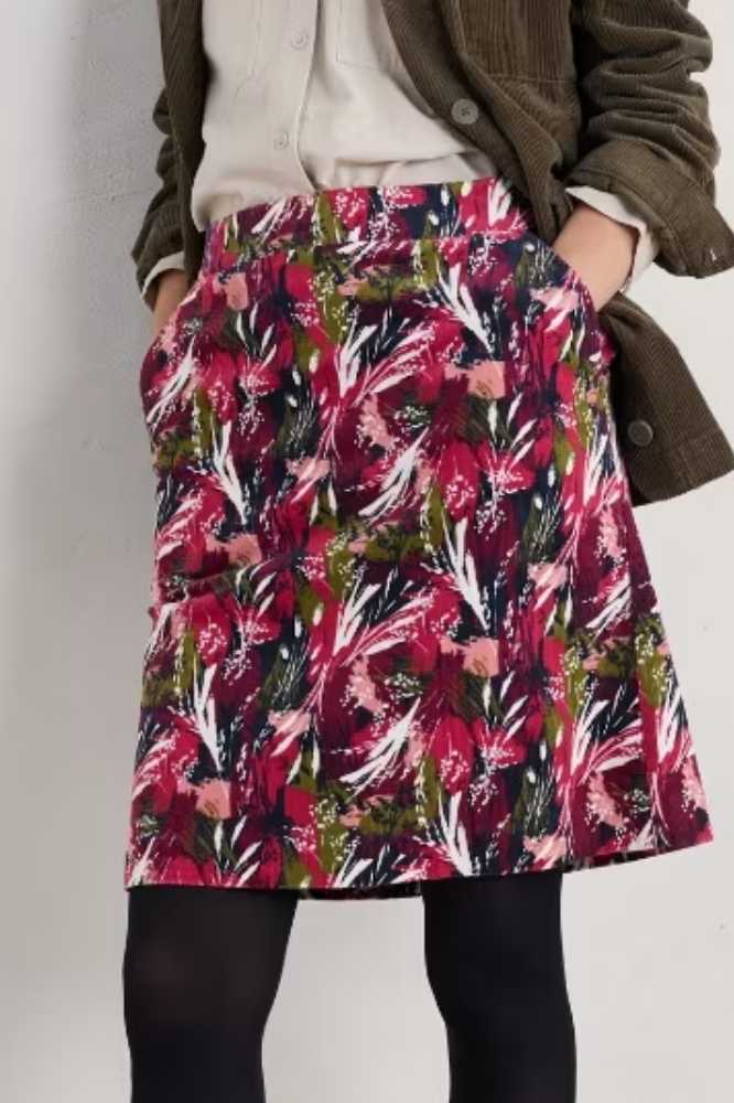 Seasalt Cornwall Ferry Crossing Skirt Towan Grasses Maritime - La Vie en Rose Damesmode