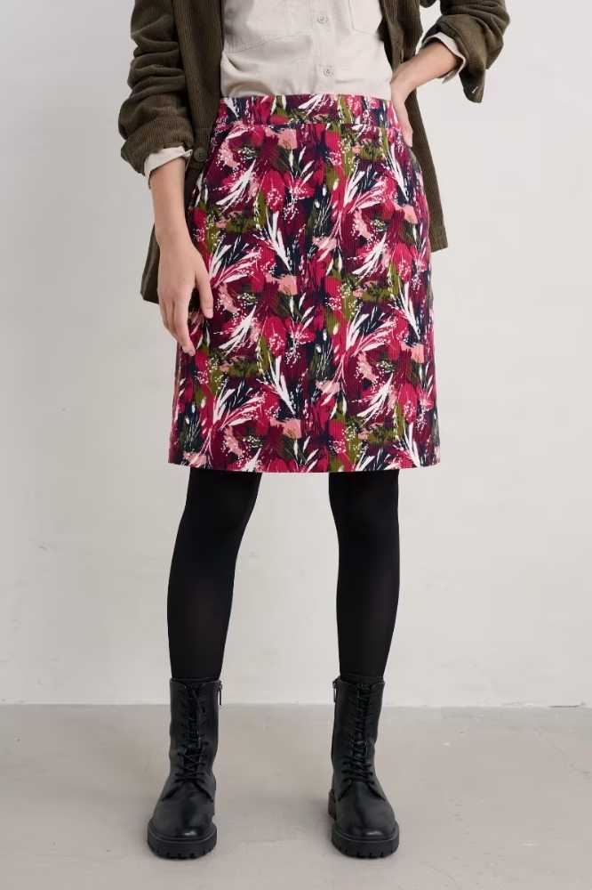 Seasalt Cornwall Ferry Crossing Skirt Towan Grasses Maritime - La Vie en Rose Damesmode