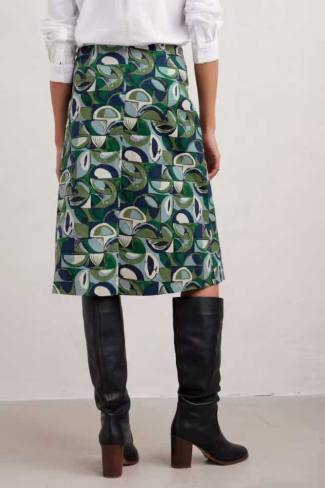 Seasalt Cornwall Forest View Skirt Land Forms Cut Grass - La Vie en Rose Damesmode