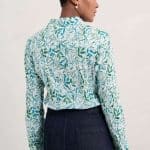 Seasalt Cornwall Larissa Shirt Wandering Peas Chalk - La Vie en Rose Damesmode