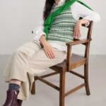 Seasalt Cornwall Lemon Porch Vest Minvor Aran Cut Grass- La Vie en Rose Damesmode