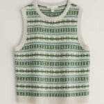 Seasalt Cornwall Lemon Porch Vest Minvor Aran Cut Grass- La Vie en Rose Damesmode