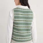 Seasalt Cornwall Lemon Porch Vest Minvor Aran Cut Grass- La Vie en Rose Damesmode