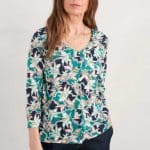 Seasalt Cornwall Studio Glass Top Linear Citrus Rockpool - La Vie en Rose Damesmode