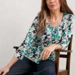 Seasalt Cornwall Studio Glass Top Linear Citrus Rockpool - La Vie en Rose Damesmode