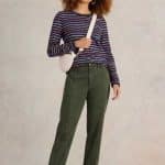 White Stuff Clara Stripe Navy Multi - La Vie en Rose Damesmode