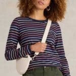 White Stuff Clara Stripe Navy Multi - La Vie en Rose Damesmode