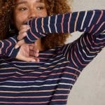 White Stuff Clara Stripe Navy Multi - La Vie en Rose Damesmode