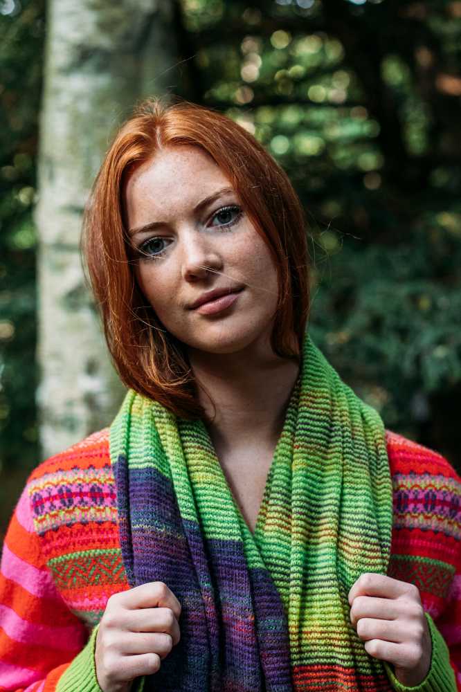 Eribé Treeline Wrap Aubergine- La Vie en Rose Damesmode