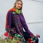 Eribé Treeline Wrap Aubergine- La Vie en Rose Damesmode