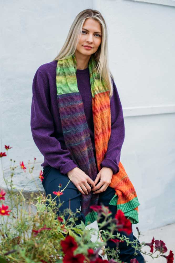 Eribé Treeline Wrap Aubergine- La Vie en Rose Damesmode