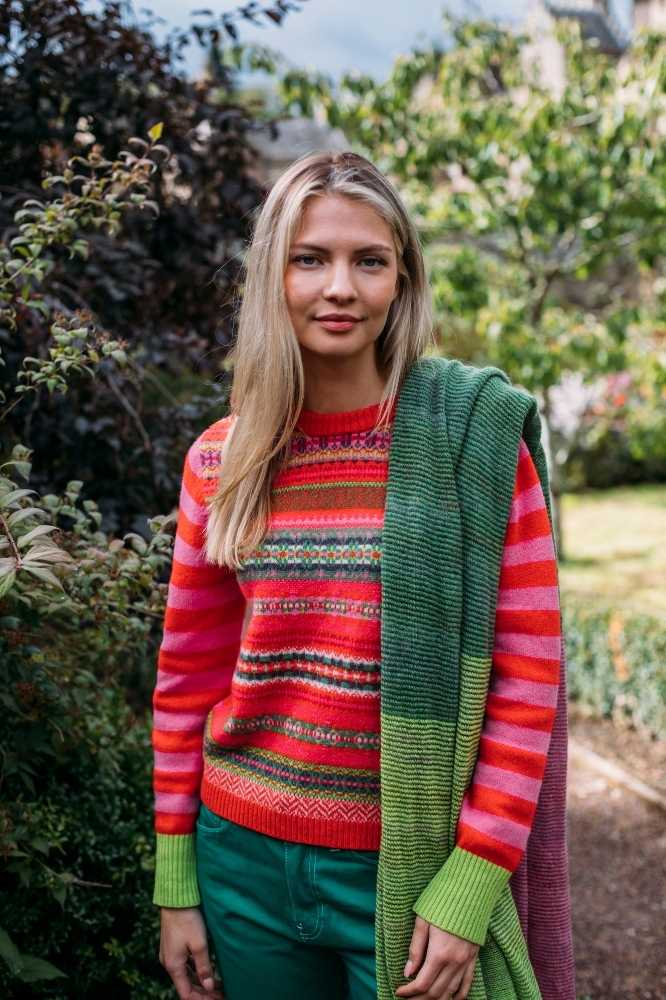 Eribé Treeline Wrap Lime - La Vie en Rose Damesmode